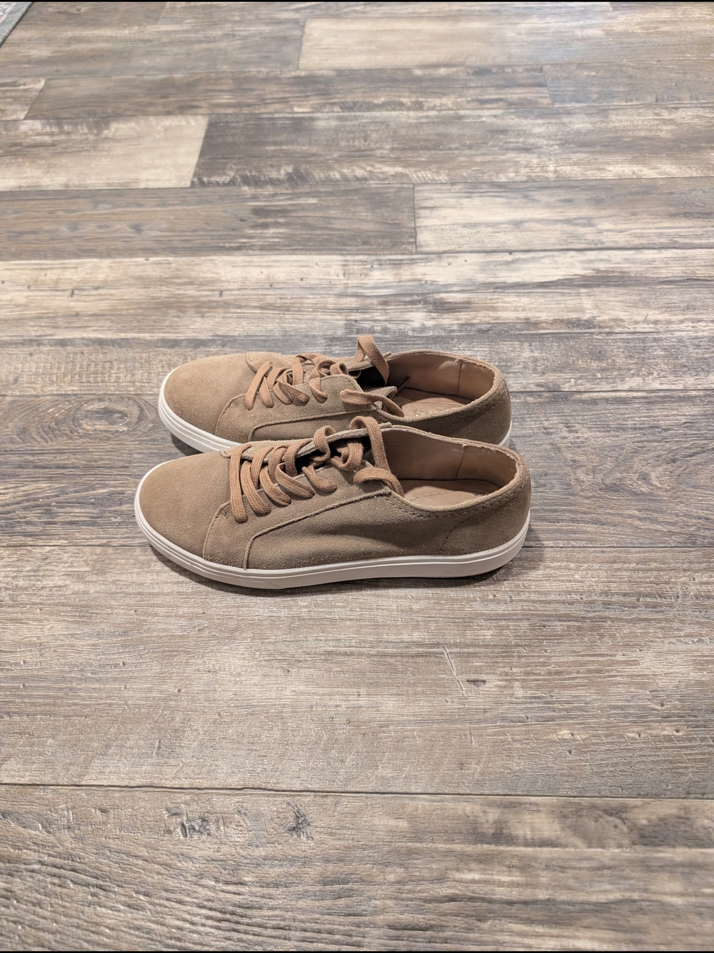 Patina Portland Leather Women's Sneakers Tan Suede